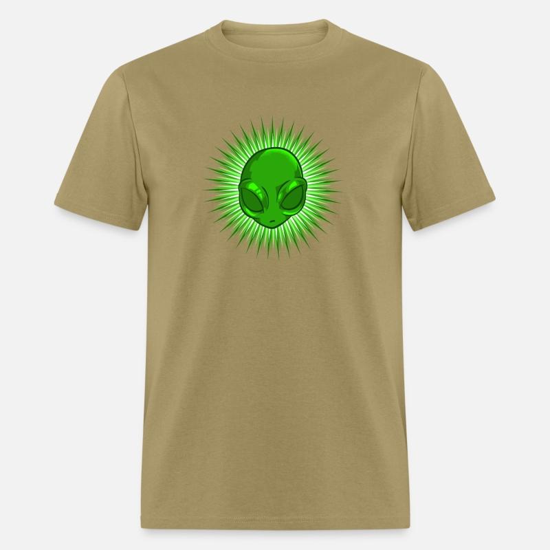 Alien In Bursting Star T-Shirt Extraterrestrial