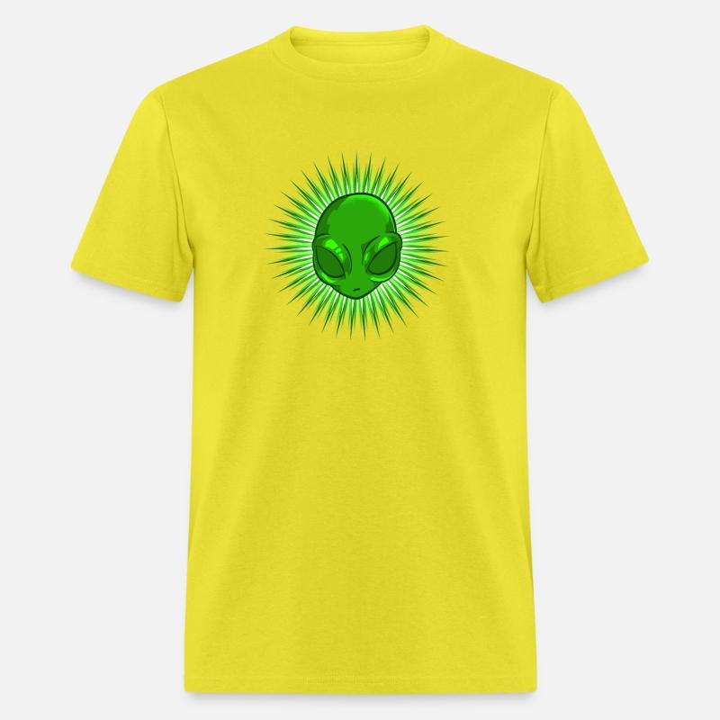 Alien In Bursting Star T-Shirt Extraterrestrial