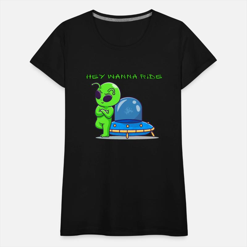 Alien with Flying Saucer