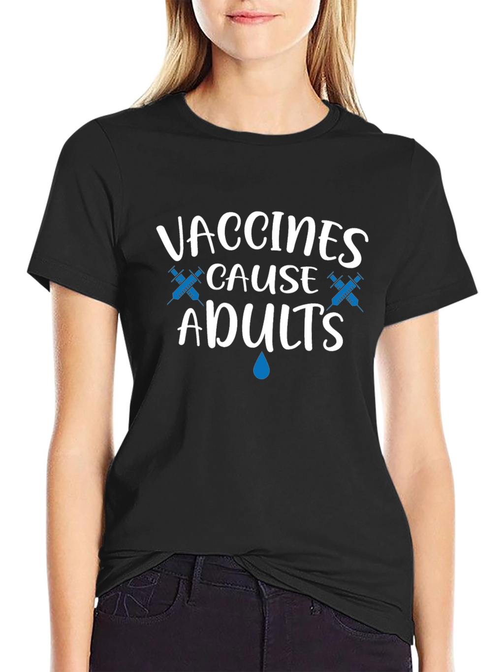 Vaccines Cause Adults T-Shirt Funny Pro Vaccination Tee
