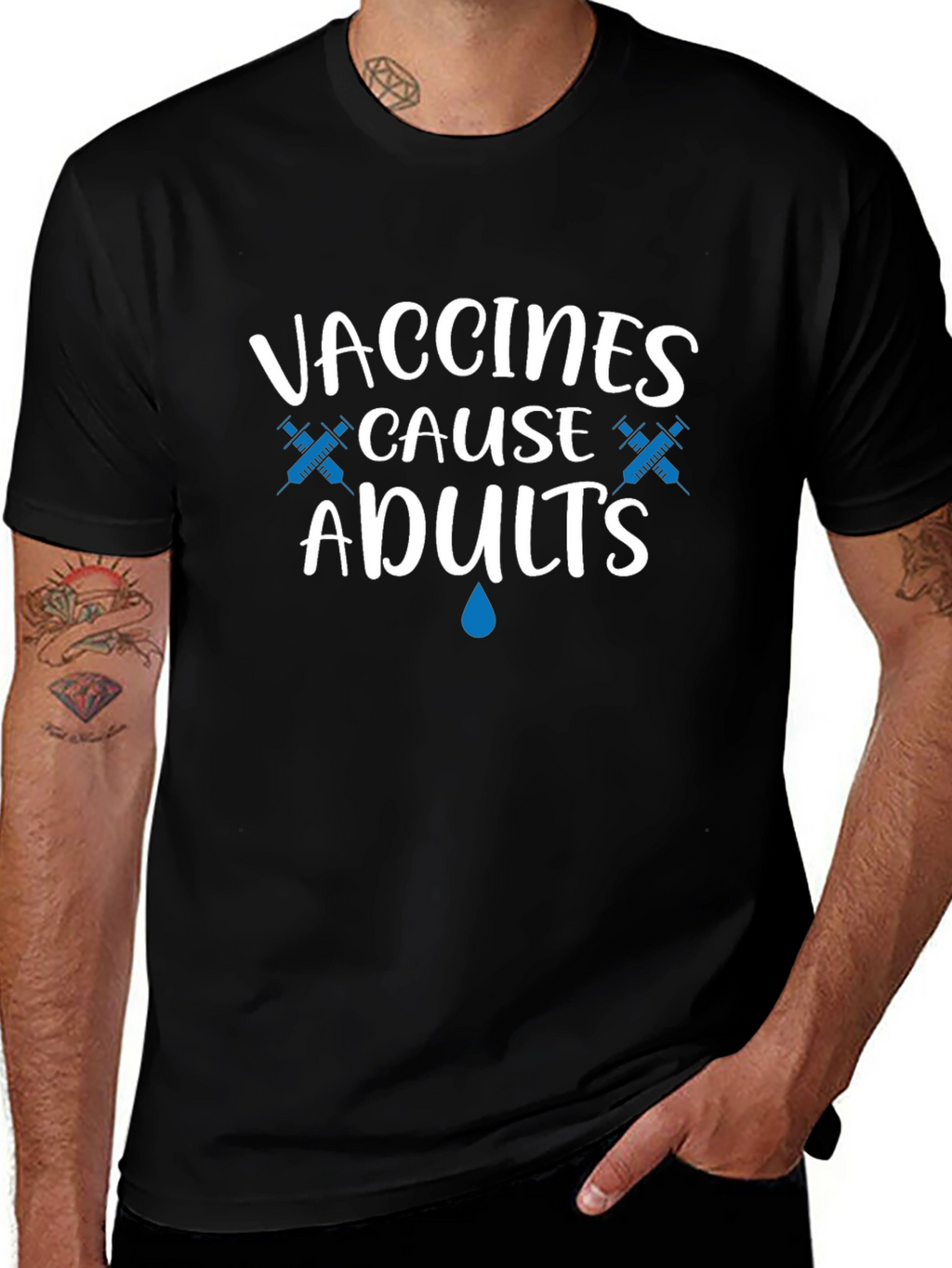 Vaccines Cause Adults T-Shirt Funny Pro Vaccination Tee