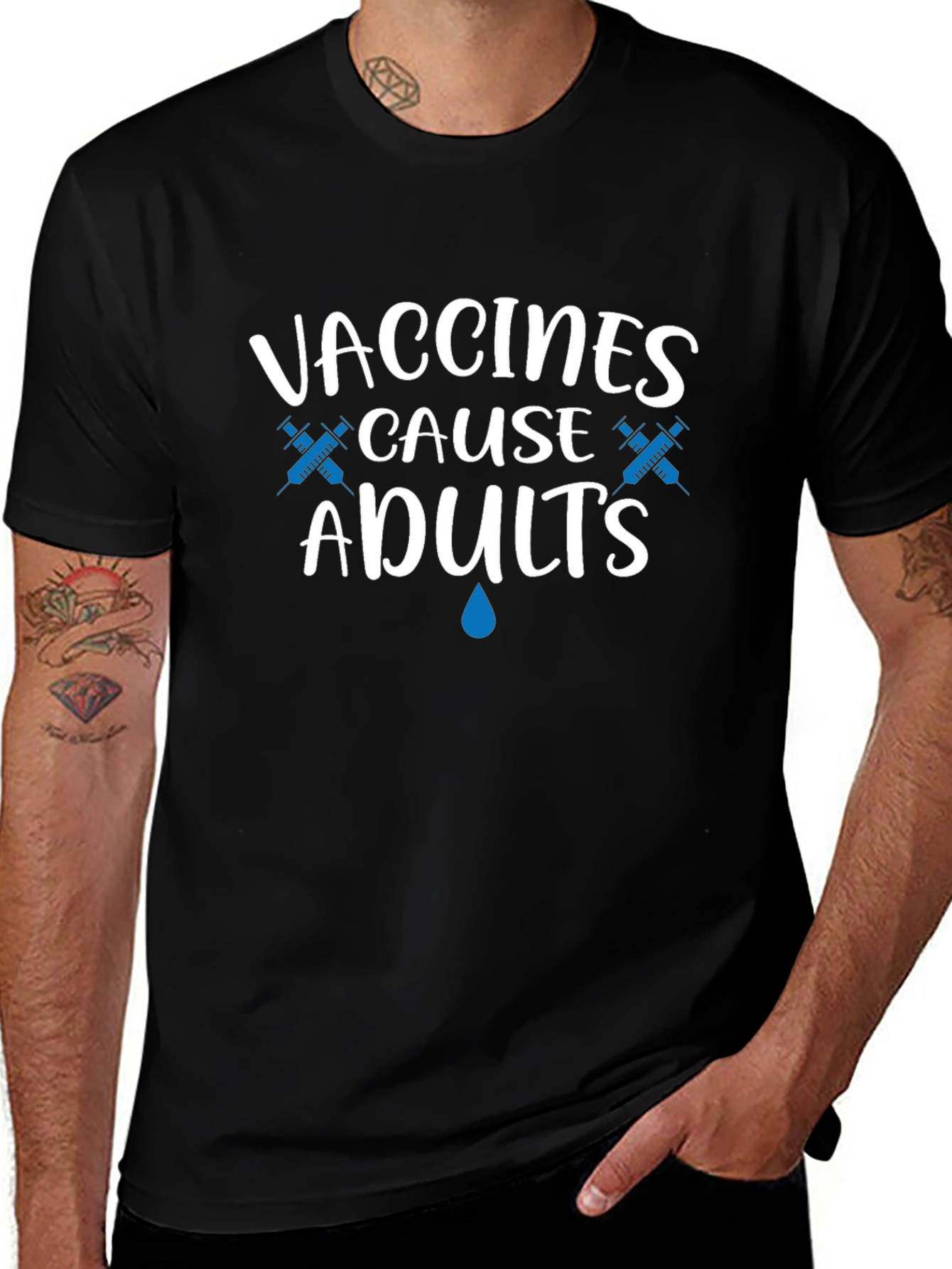 Vaccines Cause Adults T-Shirt Funny Pro Vaccination Tee