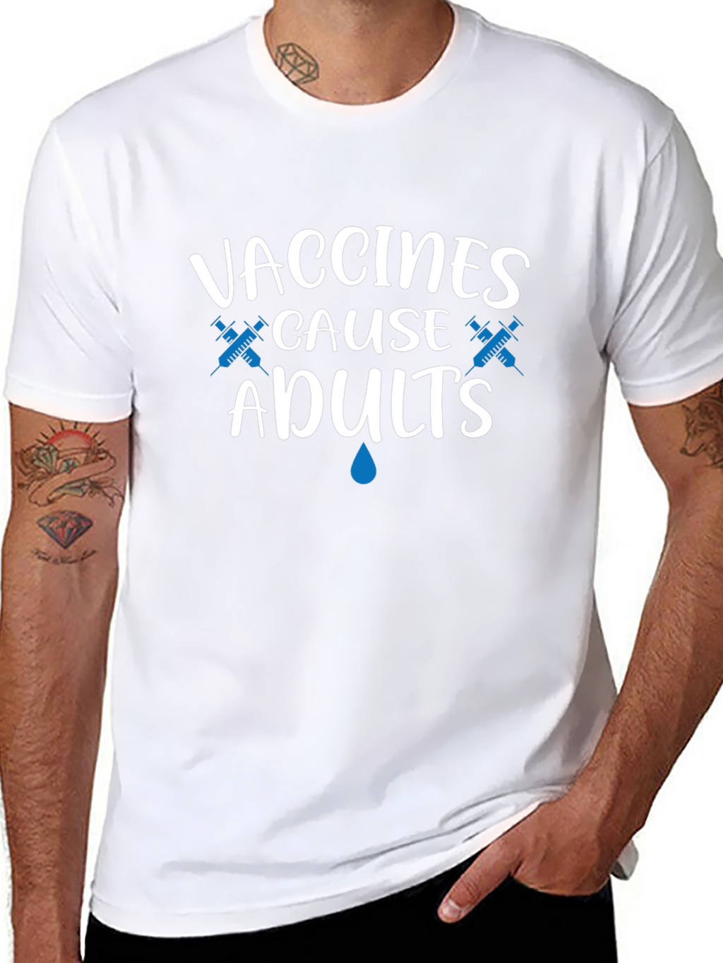 Vaccines Cause Adults T-Shirt Funny Pro Vaccination Tee