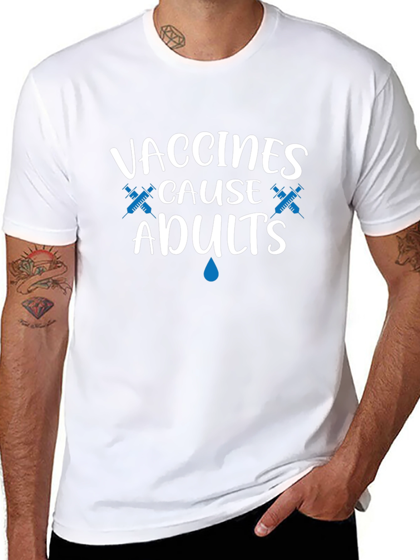 Vaccines Cause Adults T-Shirt Funny Pro Vaccination Tee
