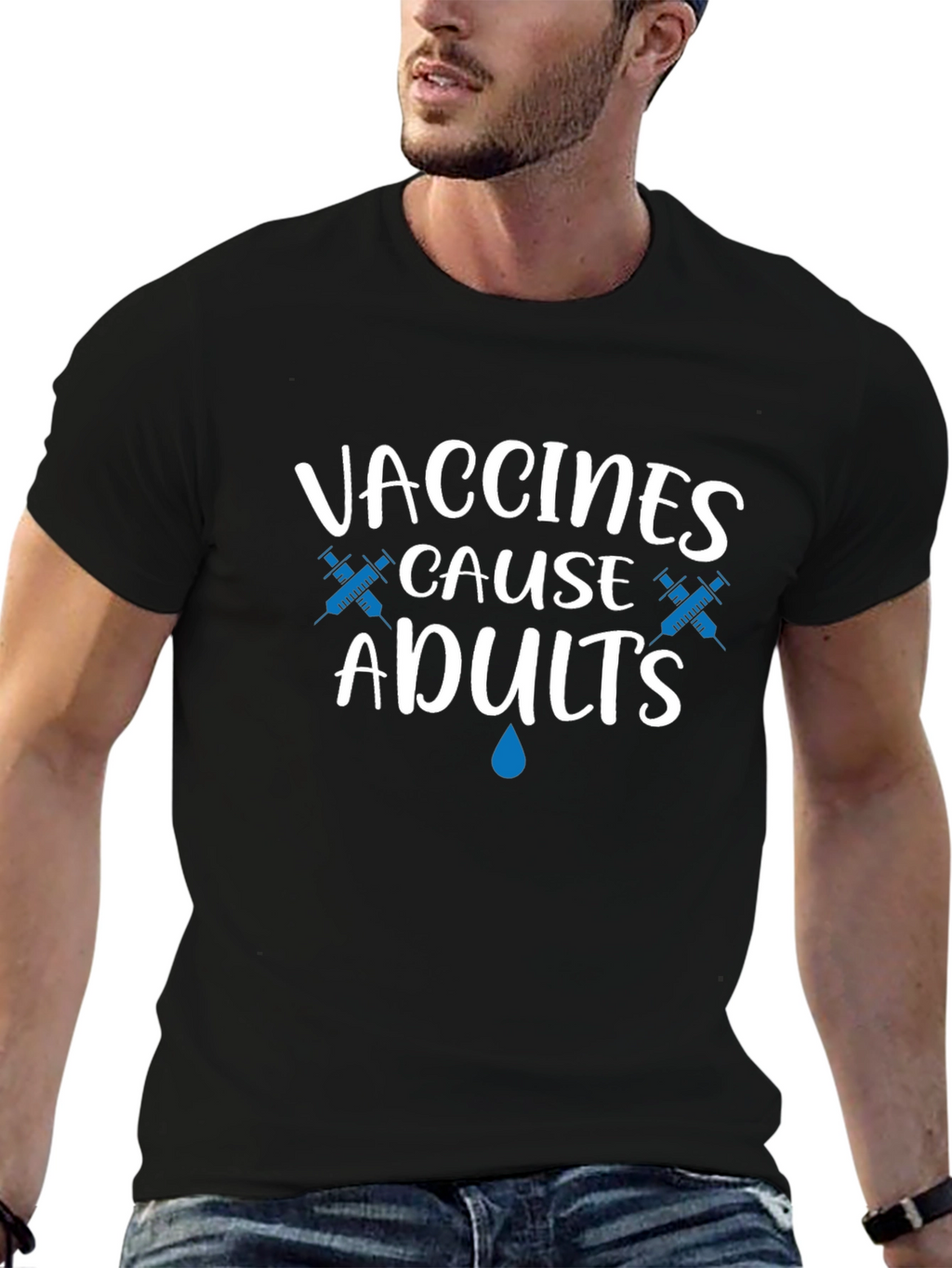 Vaccines Cause Adults T-Shirt Funny Pro Vaccination Tee
