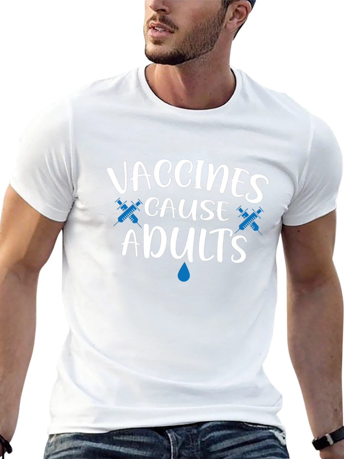 Vaccines Cause Adults T-Shirt Funny Pro Vaccination Tee