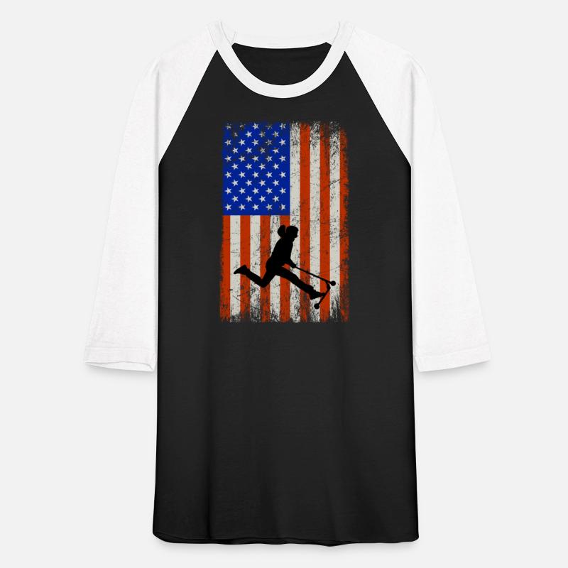 American Flag Freestyle Scootering