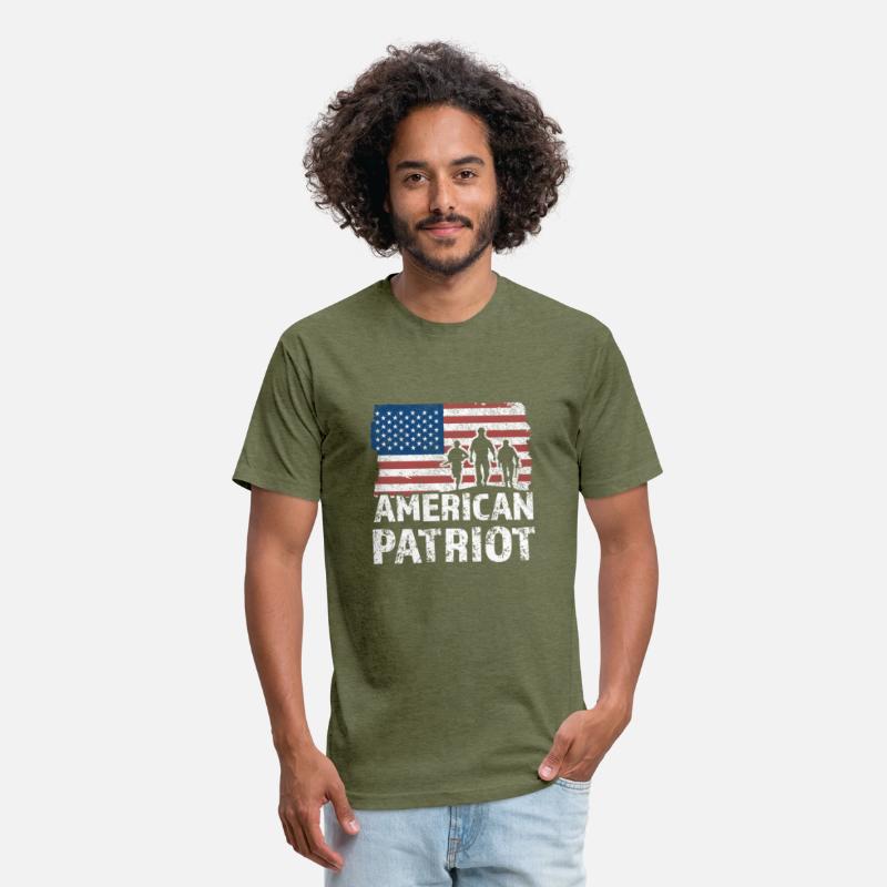 American Patriot Military Soldier Us Flag Veteran
