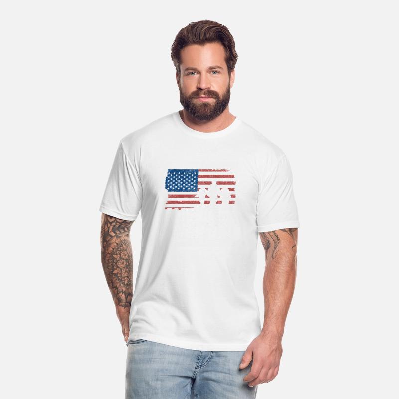 American Patriot Military Soldier Us Flag Veteran