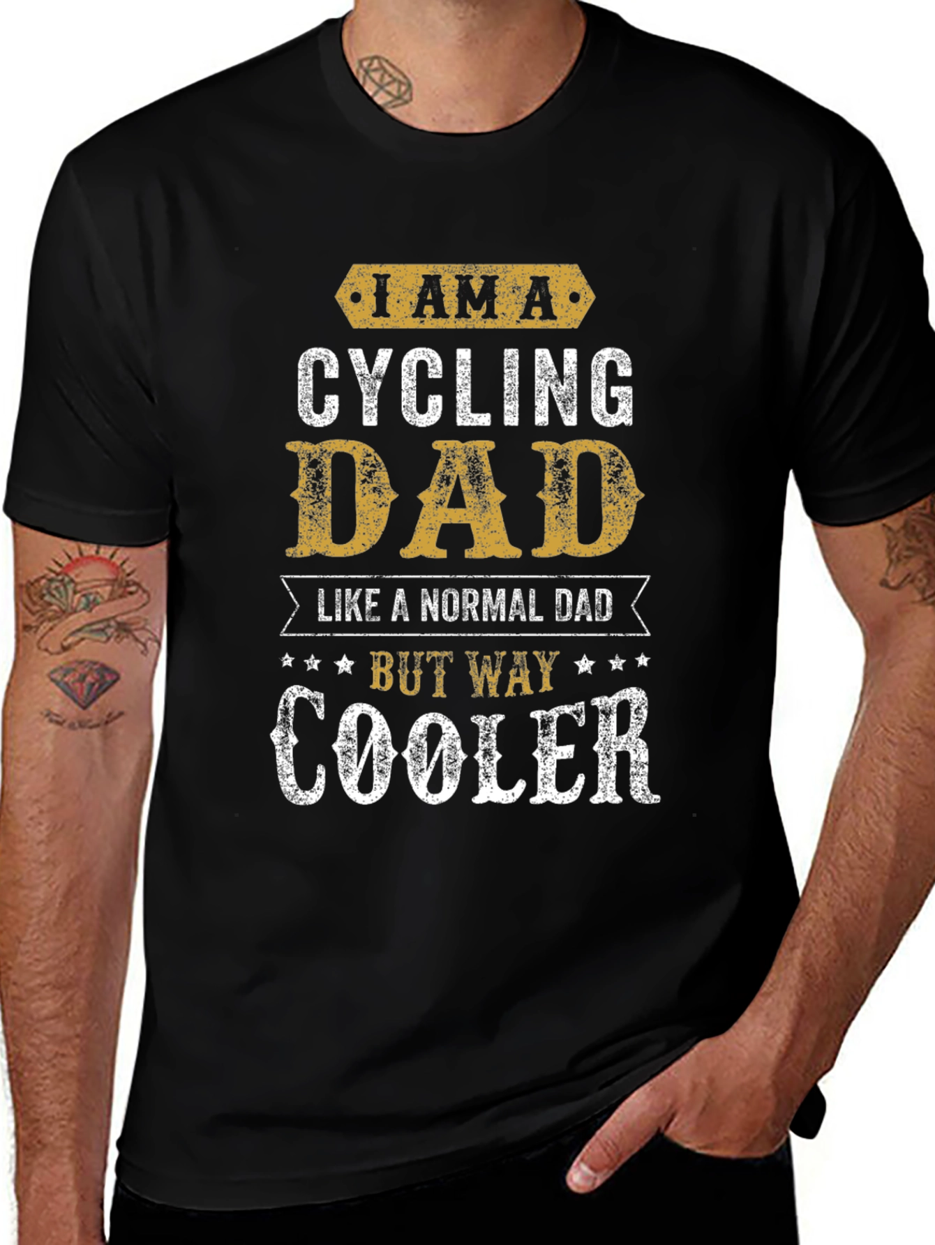 Cycling Dad T-Shirt - Way Cooler Than Normal