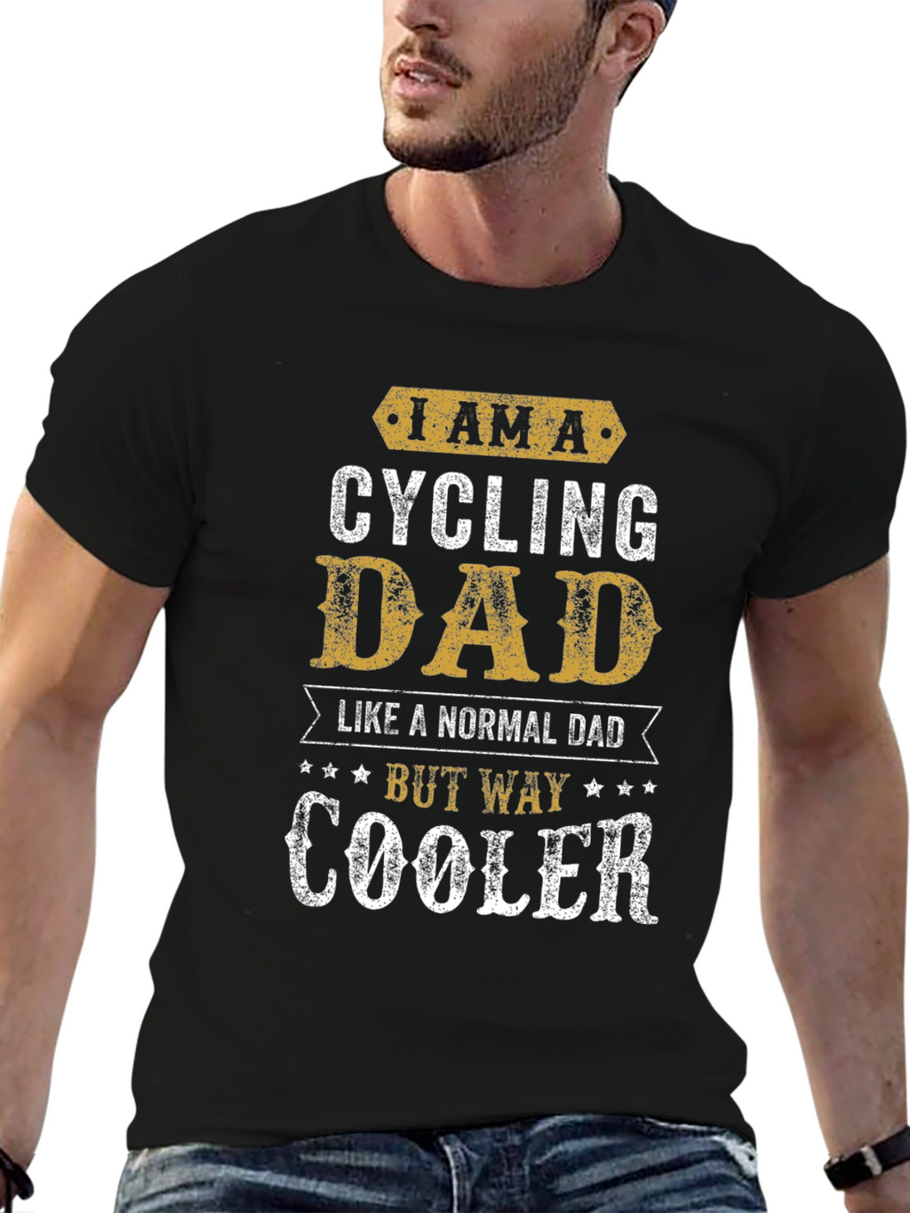 Cycling Dad T-Shirt - Way Cooler Than Normal