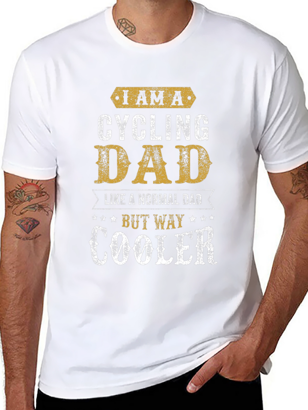 Cycling Dad T-Shirt - Way Cooler Than Normal