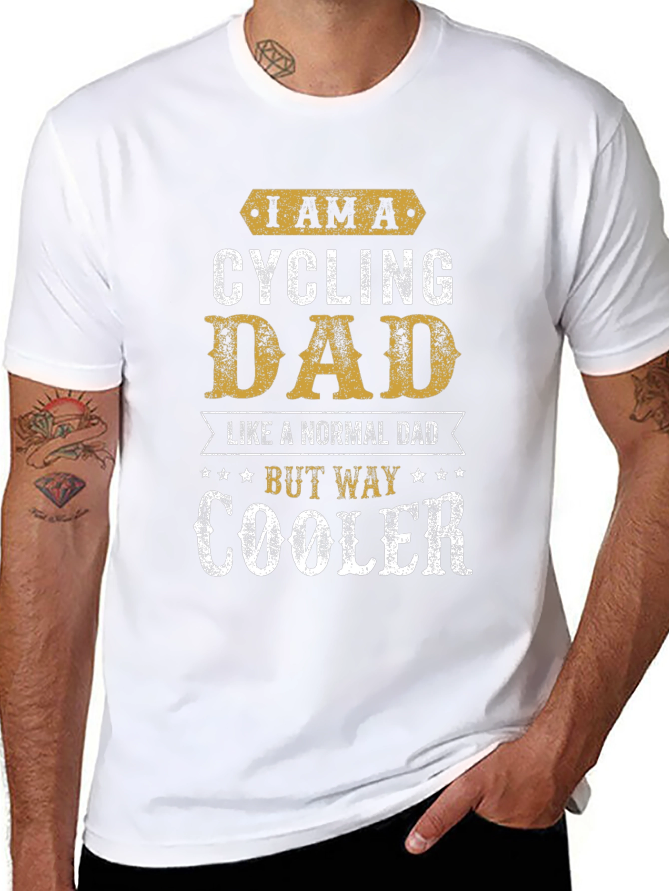Cycling Dad T-Shirt - Way Cooler Than Normal