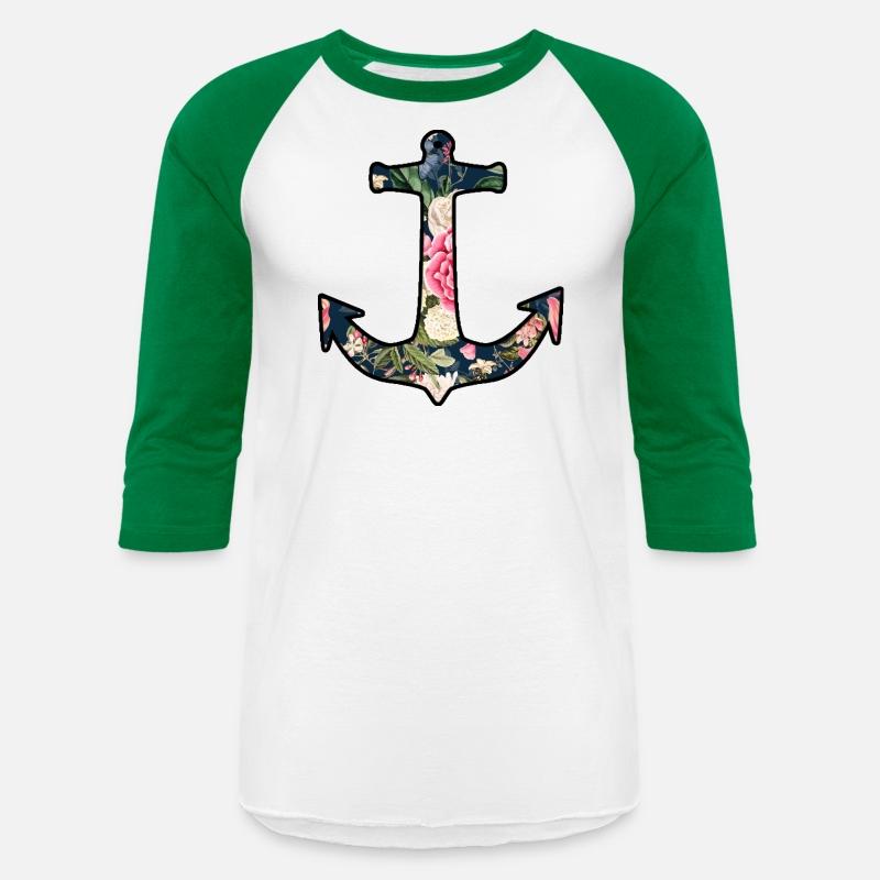 Anchor navy floral