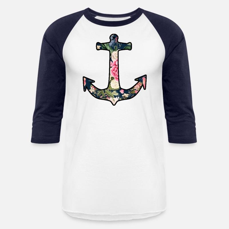 Anchor navy floral