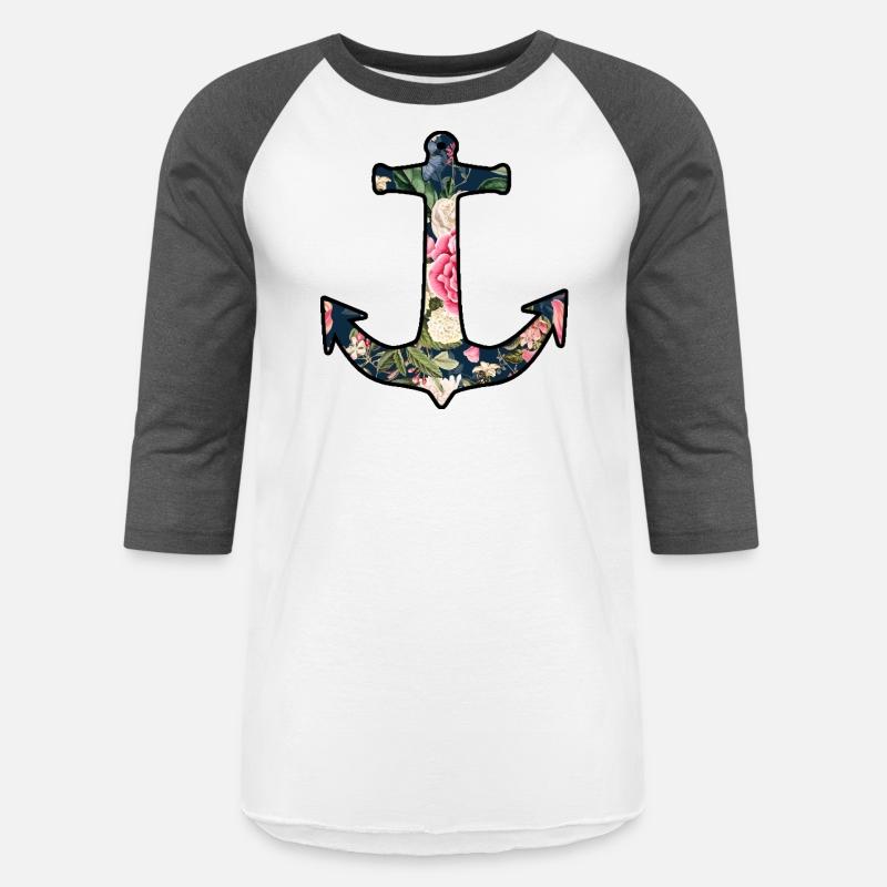 Anchor navy floral