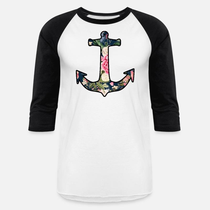 Anchor navy floral