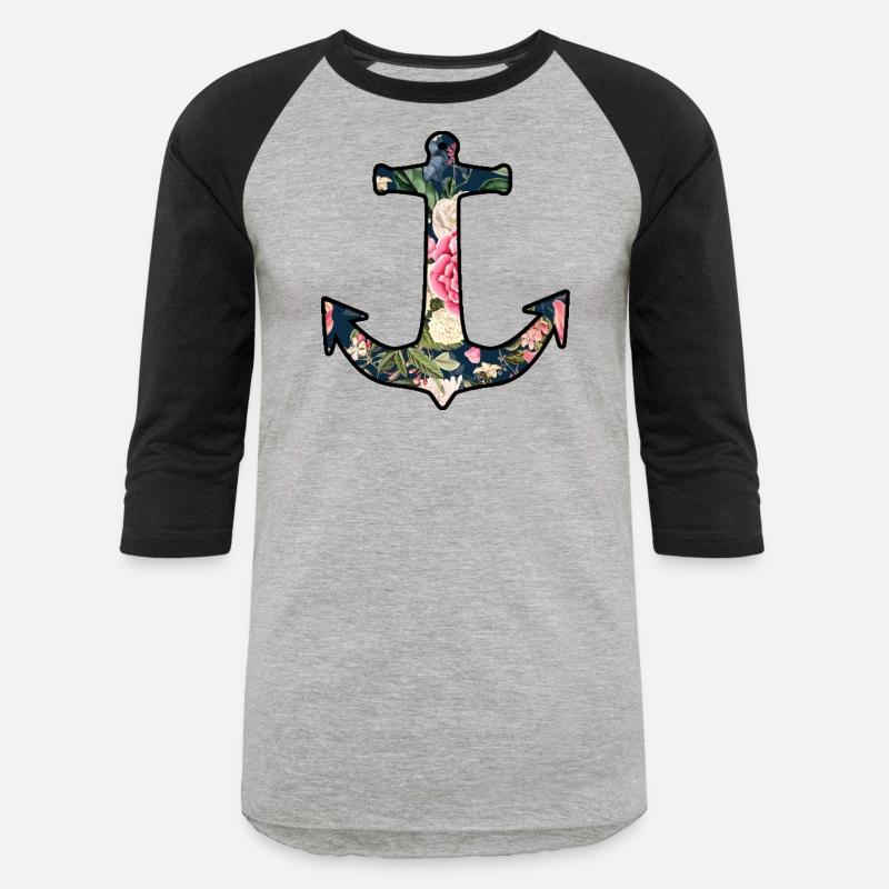 Anchor navy floral