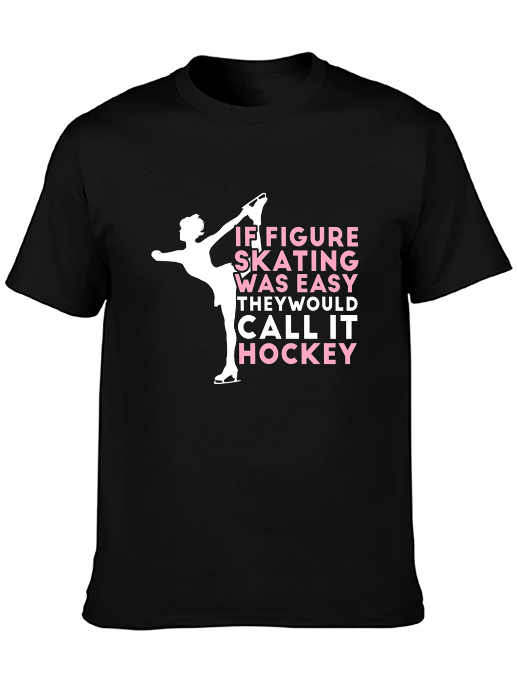 Figure Skating vs Hockey Tee