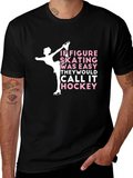 Figure Skating vs Hockey Tee