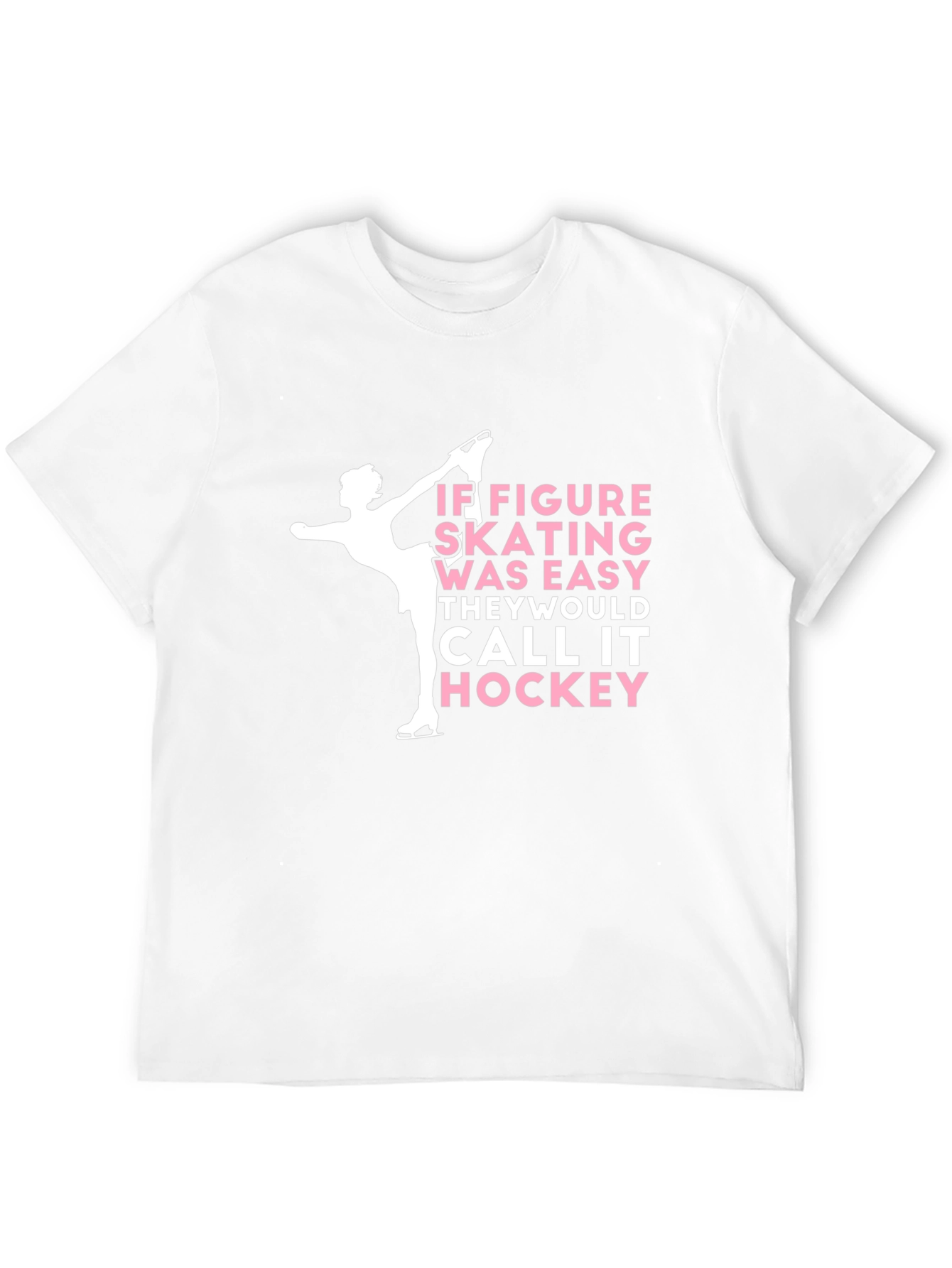 Figure Skating vs Hockey Tee