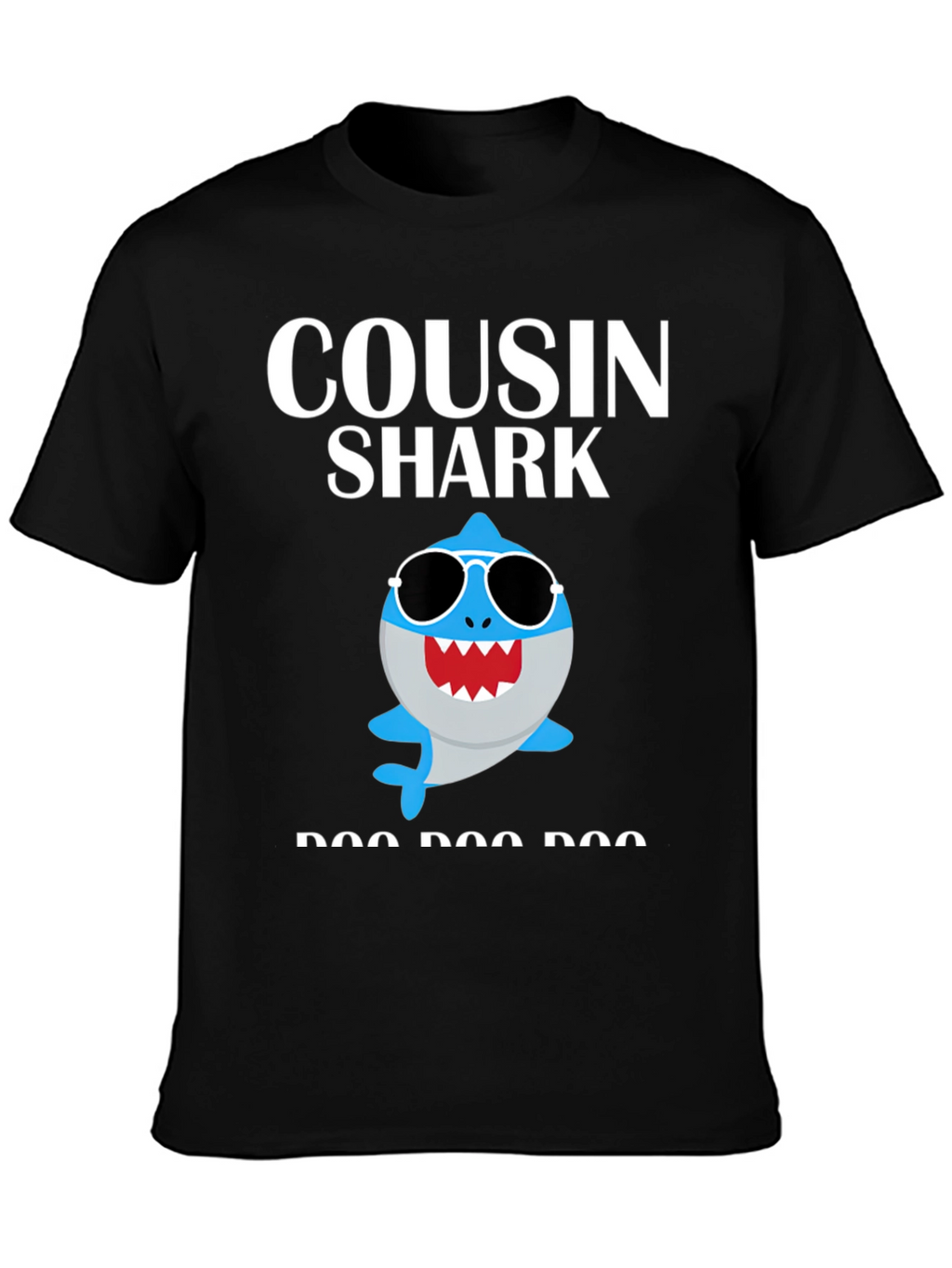 Cousin Shark T-Shirt - Baby Shark Family Matching Tee