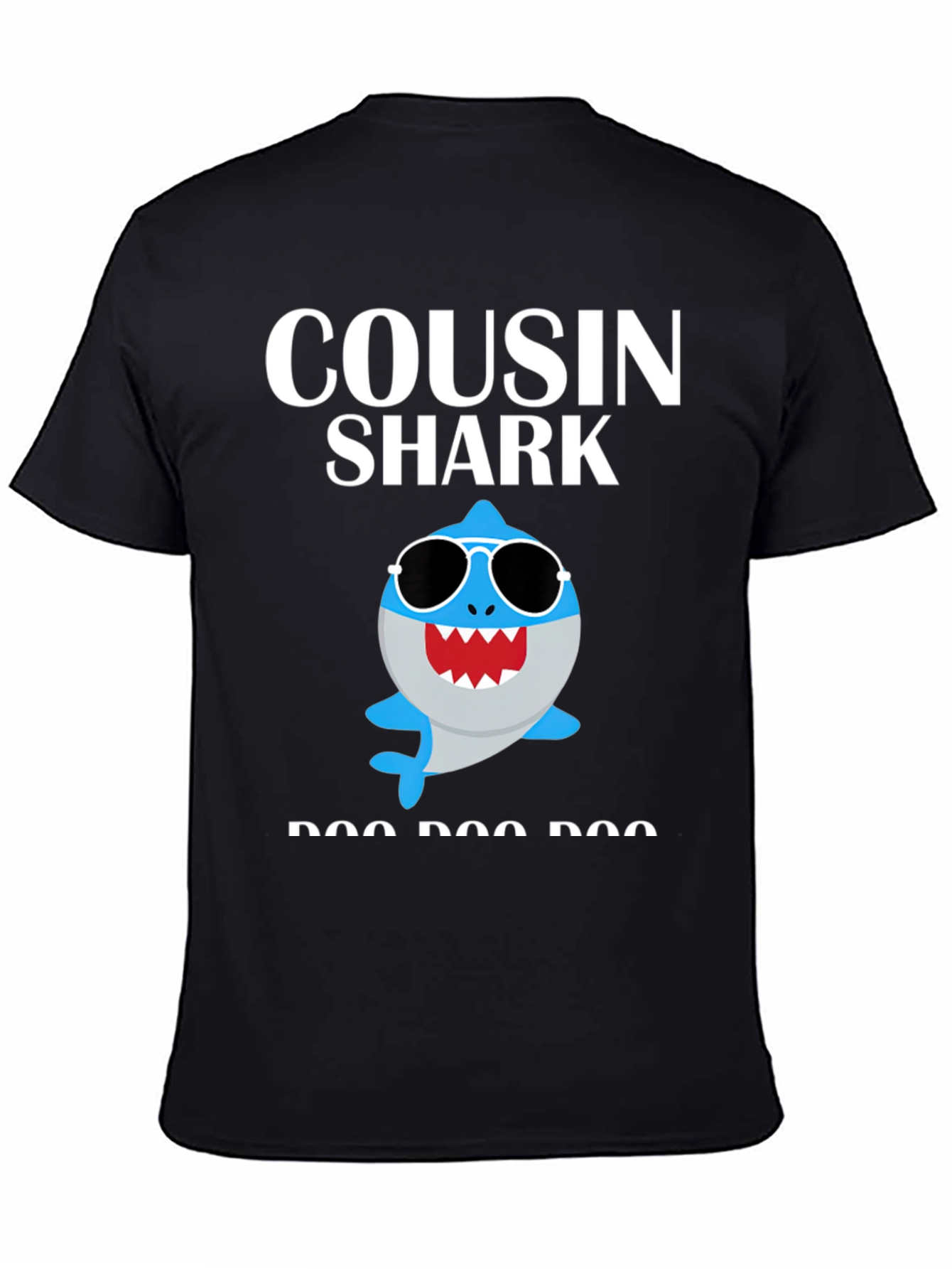 Cousin Shark T-Shirt - Baby Shark Family Matching Tee