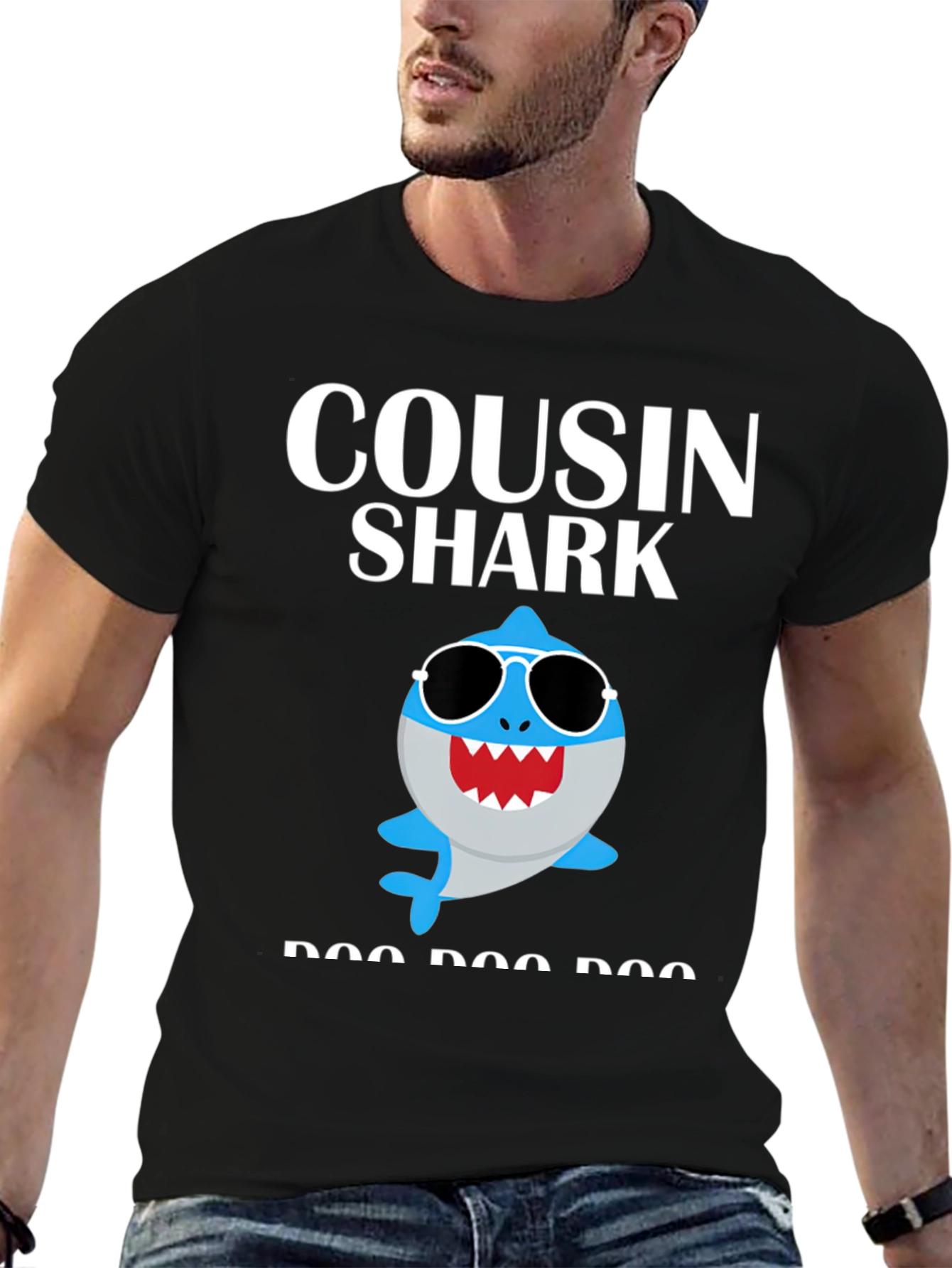Cousin Shark T-Shirt - Baby Shark Family Matching Tee