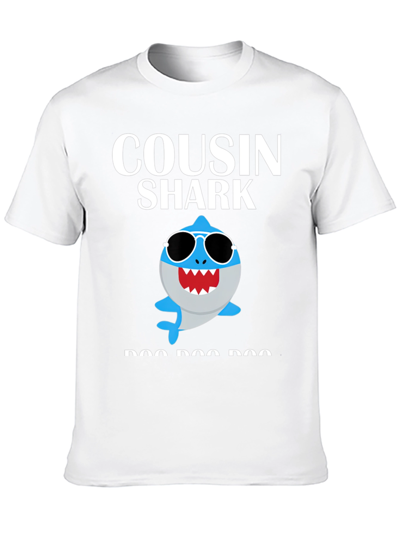 Cousin Shark T-Shirt - Baby Shark Family Matching Tee