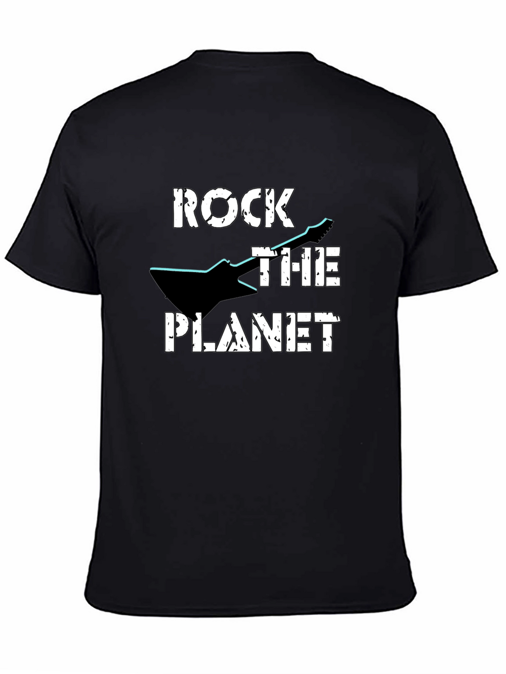Rock the Planet Graphic Tee - Black