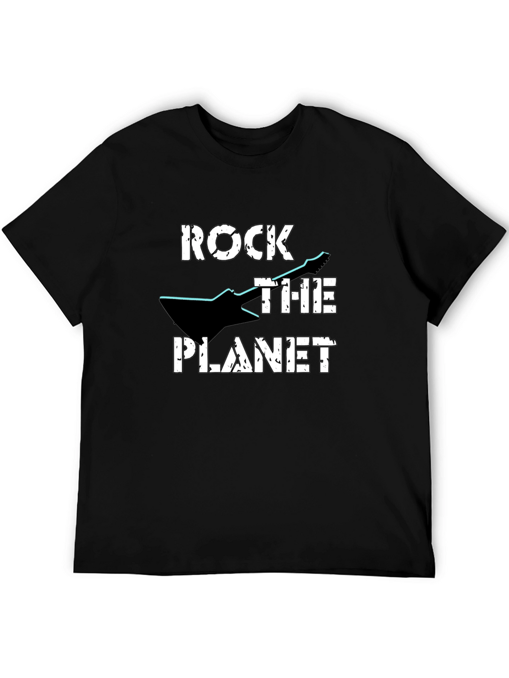 Rock the Planet Graphic Tee - Black