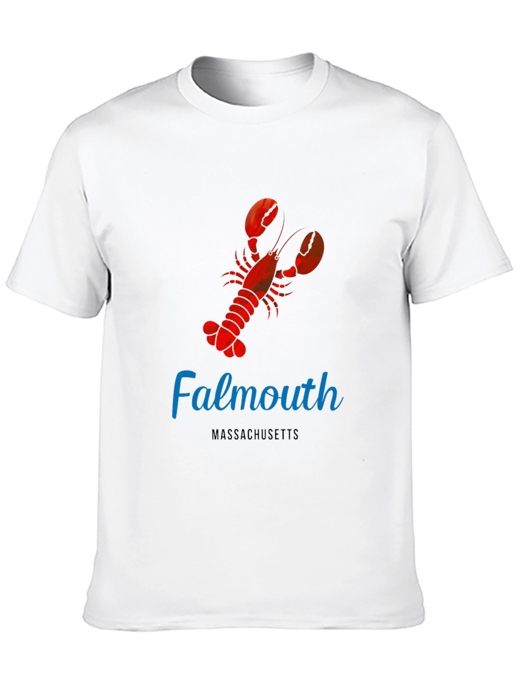 Falmouth Massachusetts Lobster Graphic T-Shirt
