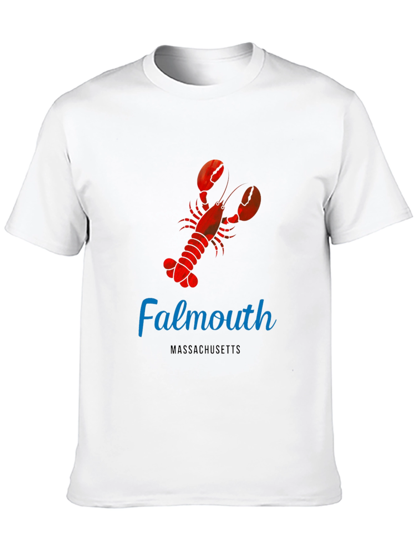 Falmouth Massachusetts Lobster Graphic T-Shirt