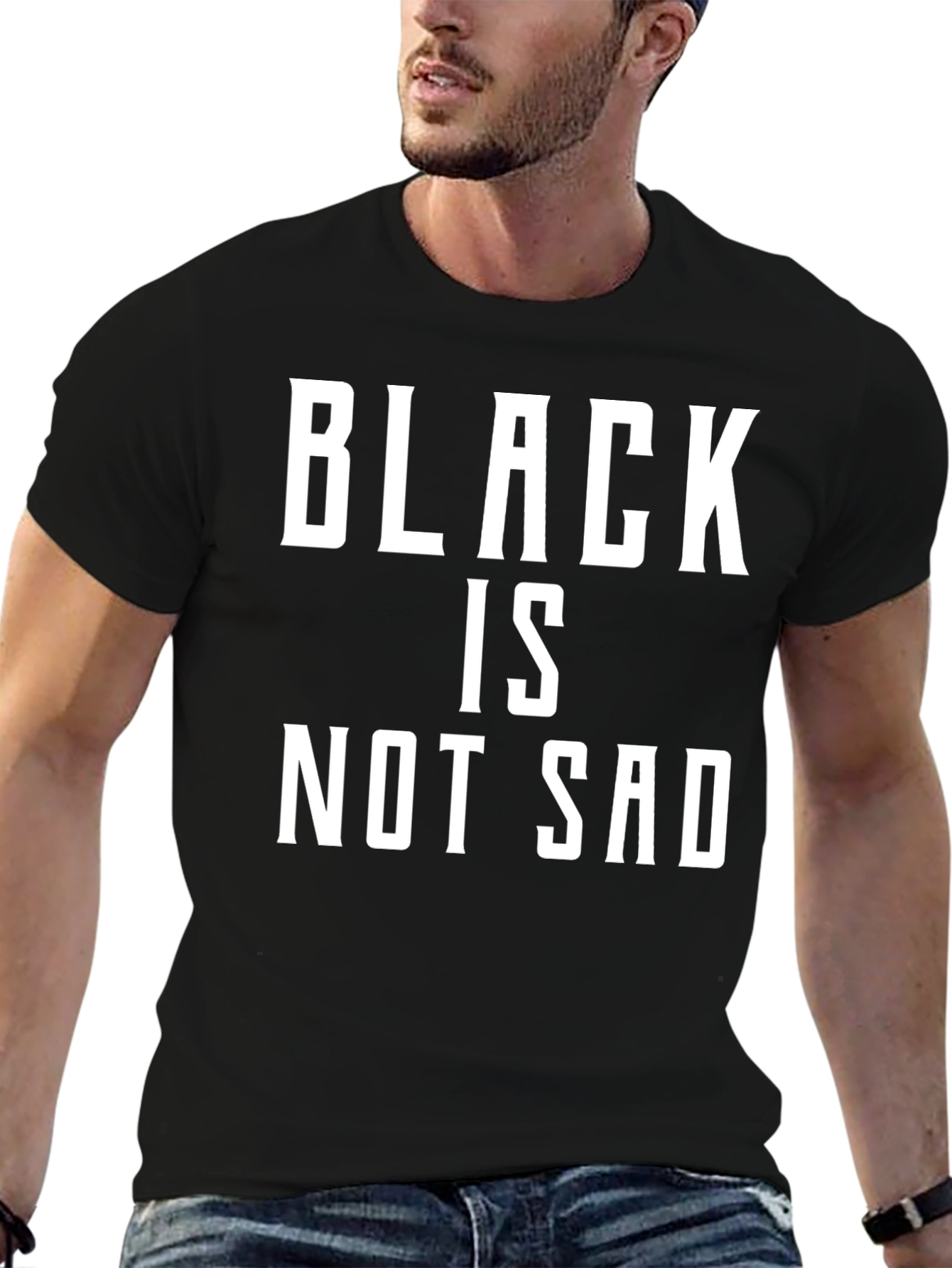 Black is Not Sad Graphic Tee - Mens