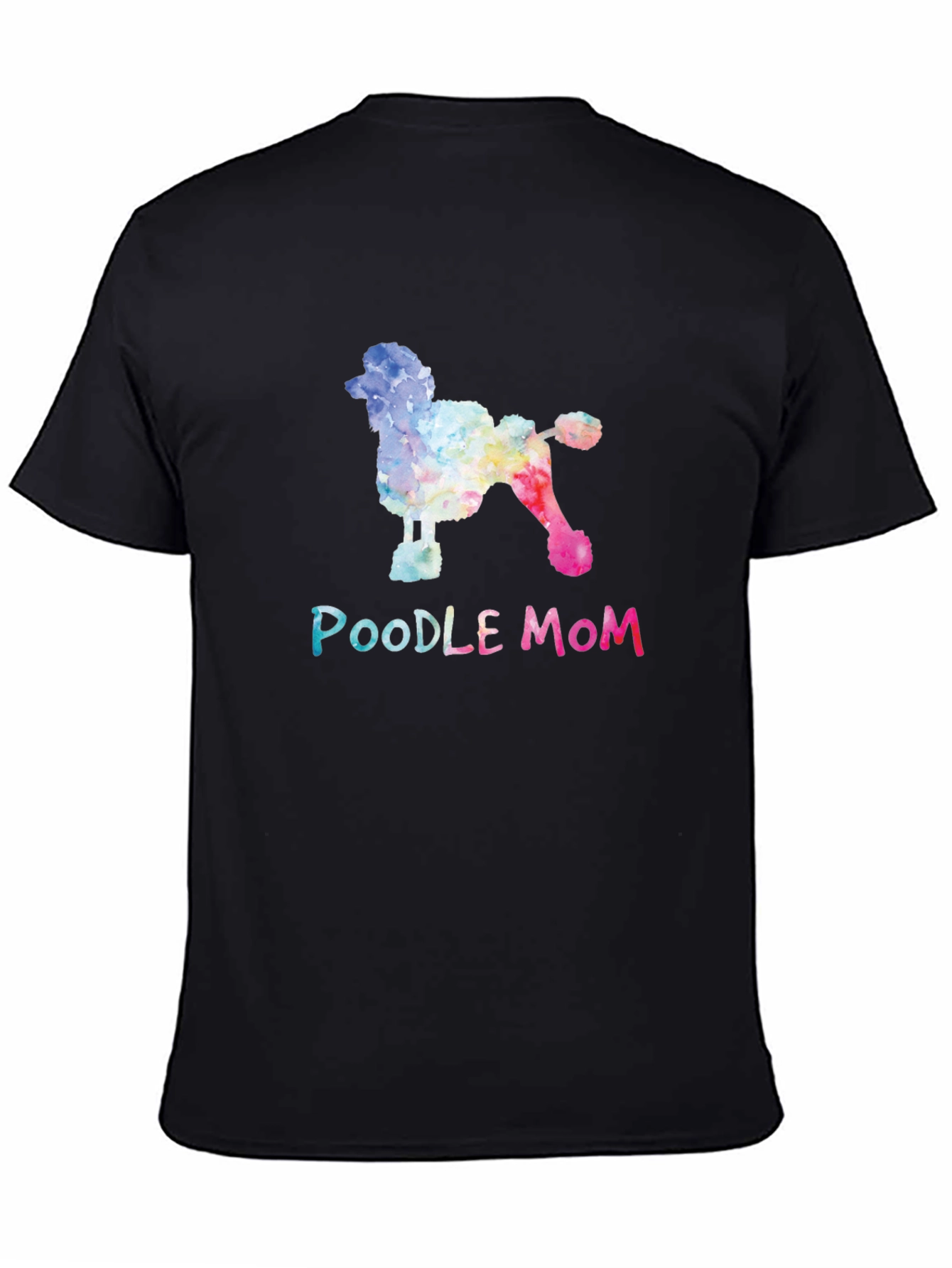 Poodle Mom T-Shirt - Watercolor Dog Lover Tee