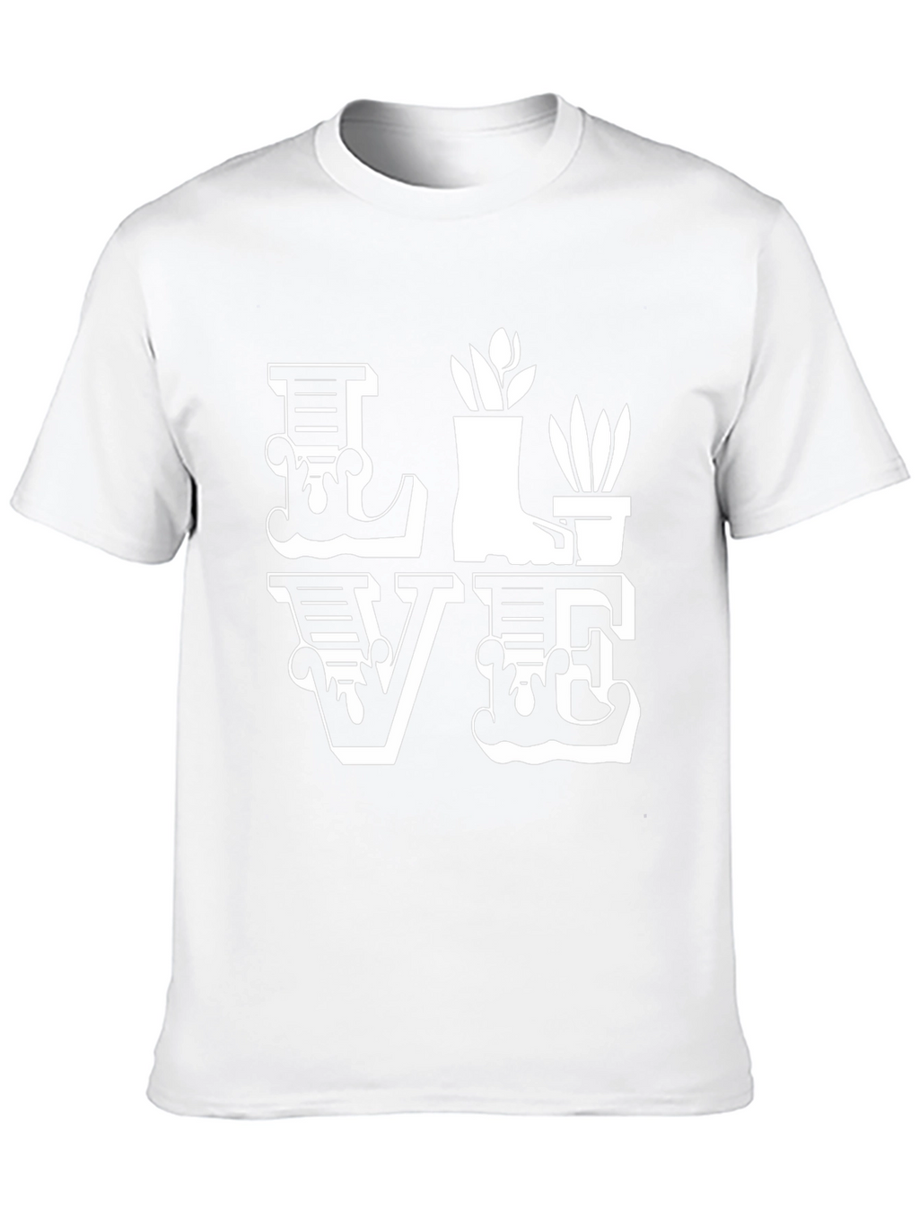 Gardening Love T-Shirt - Floral Boot Design
