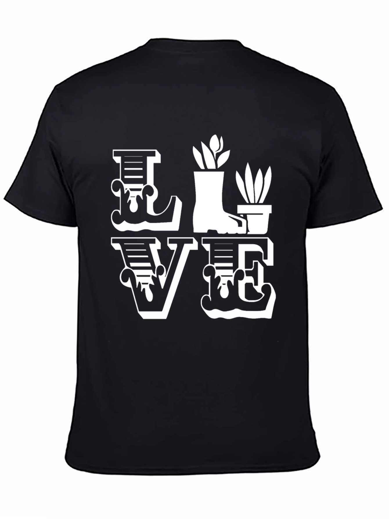 Gardening Love T-Shirt - Floral Boot Design