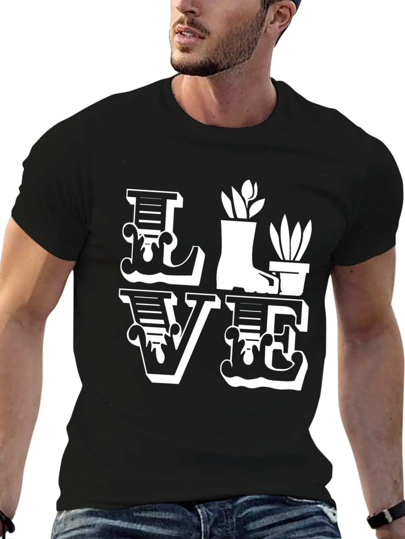 Gardening Love T-Shirt - Floral Boot Design