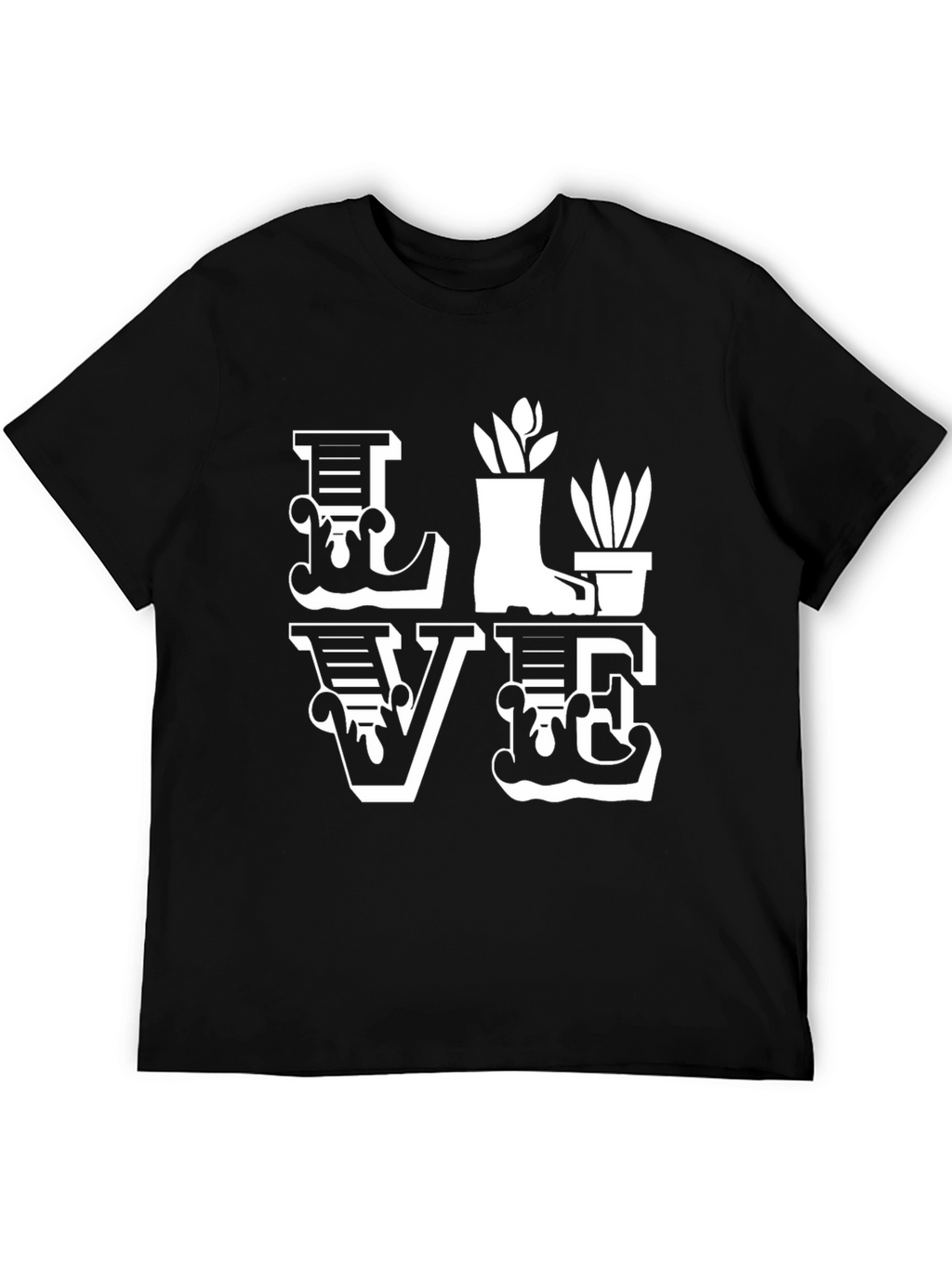 Gardening Love T-Shirt - Floral Boot Design