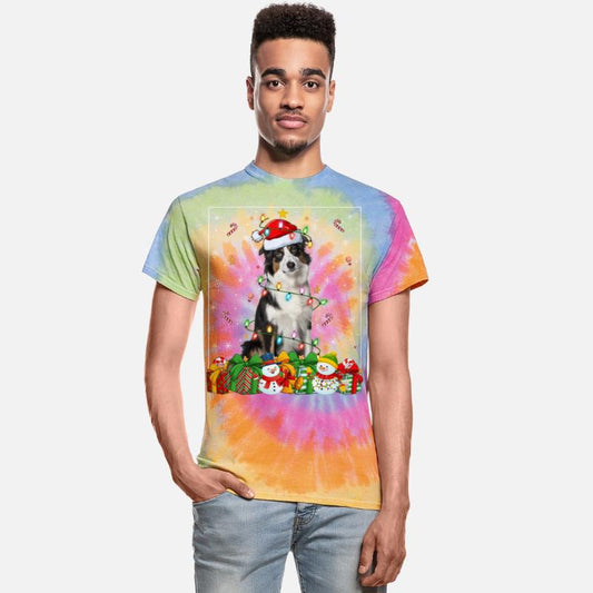 Australian Shepherd Dog Christmas Lights