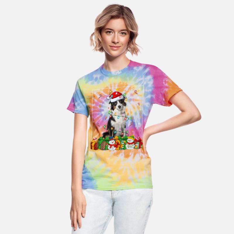 Australian Shepherd Dog Christmas Lights