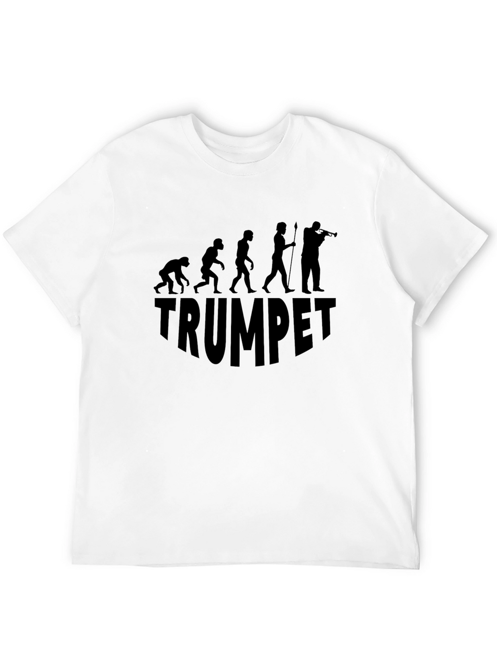 Trumpet Evolution Funny Musician T-Shirt