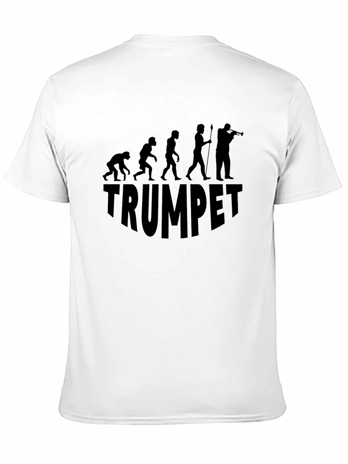 Trumpet Evolution Funny Musician T-Shirt