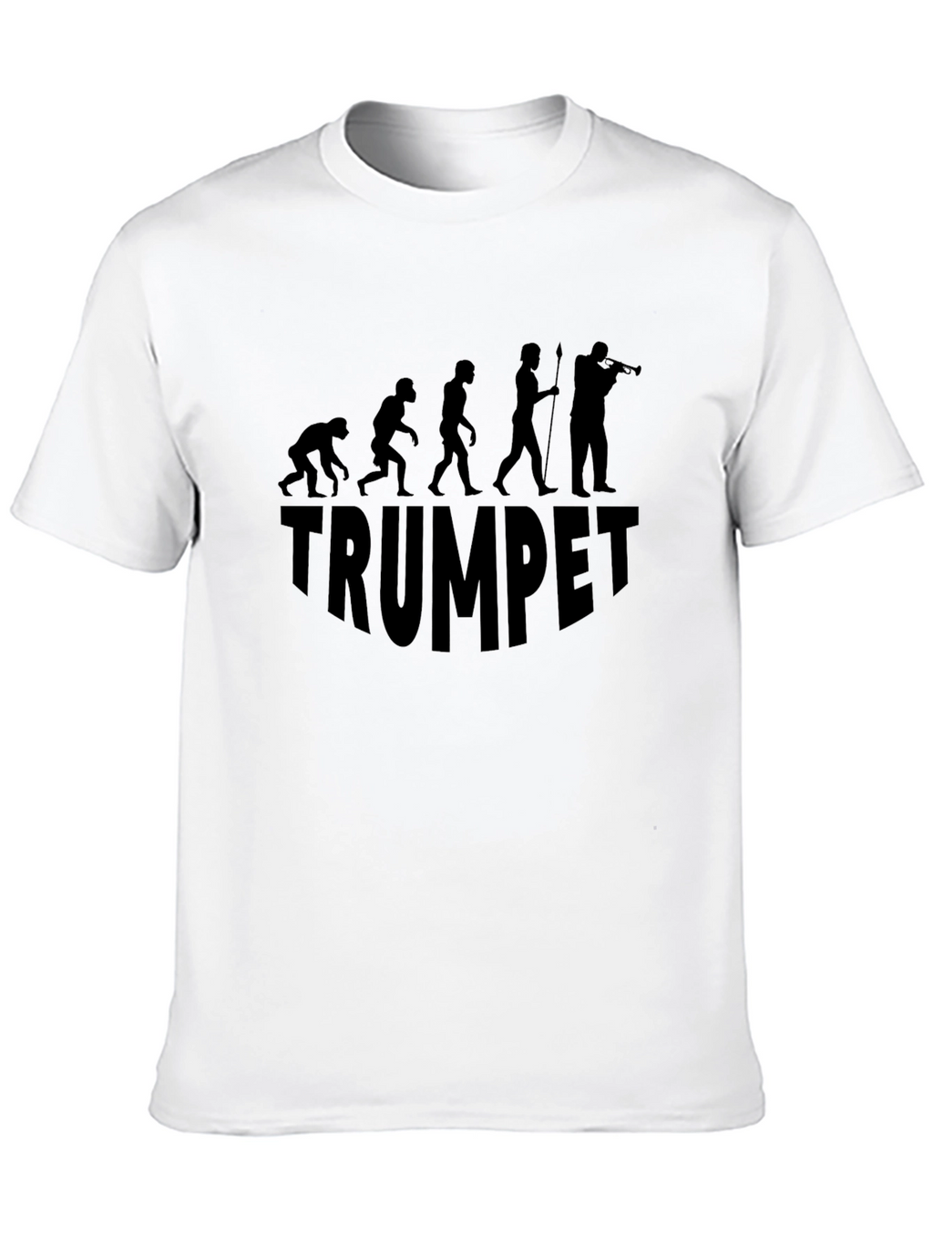 Trumpet Evolution Funny Musician T-Shirt