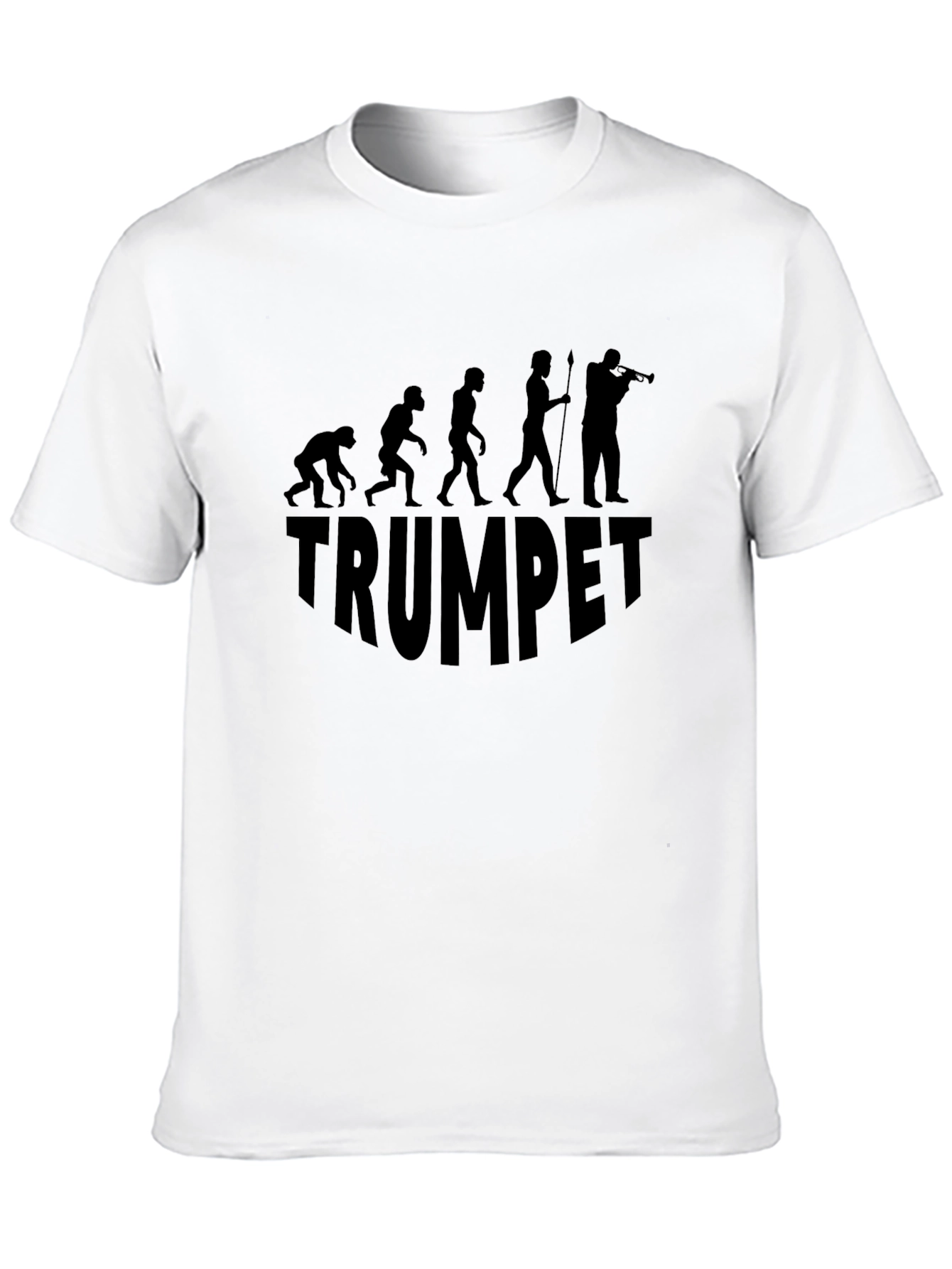 Trumpet Evolution Funny Musician T-Shirt