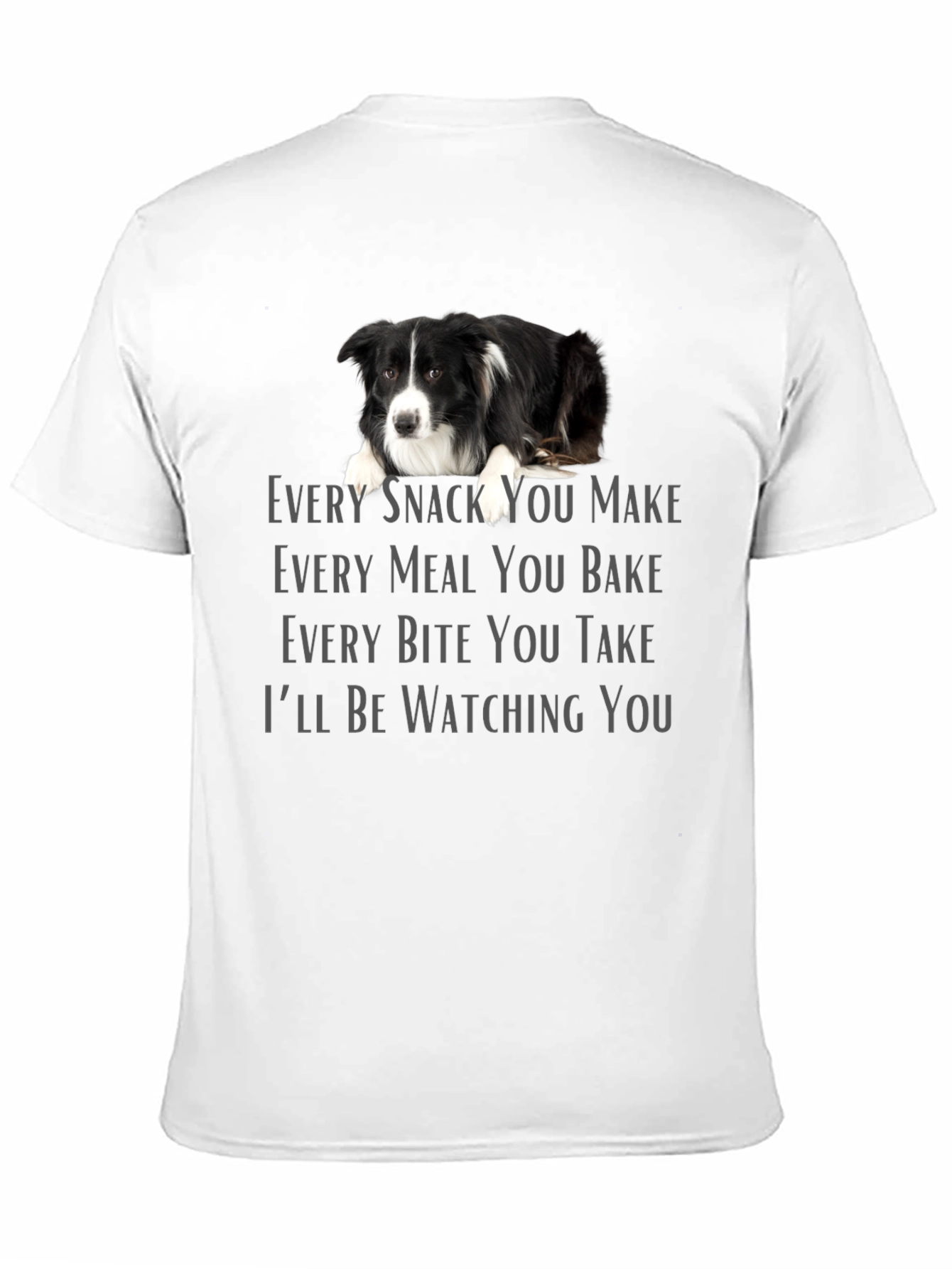 Funny Dog Watching You Graphic T-Shirt