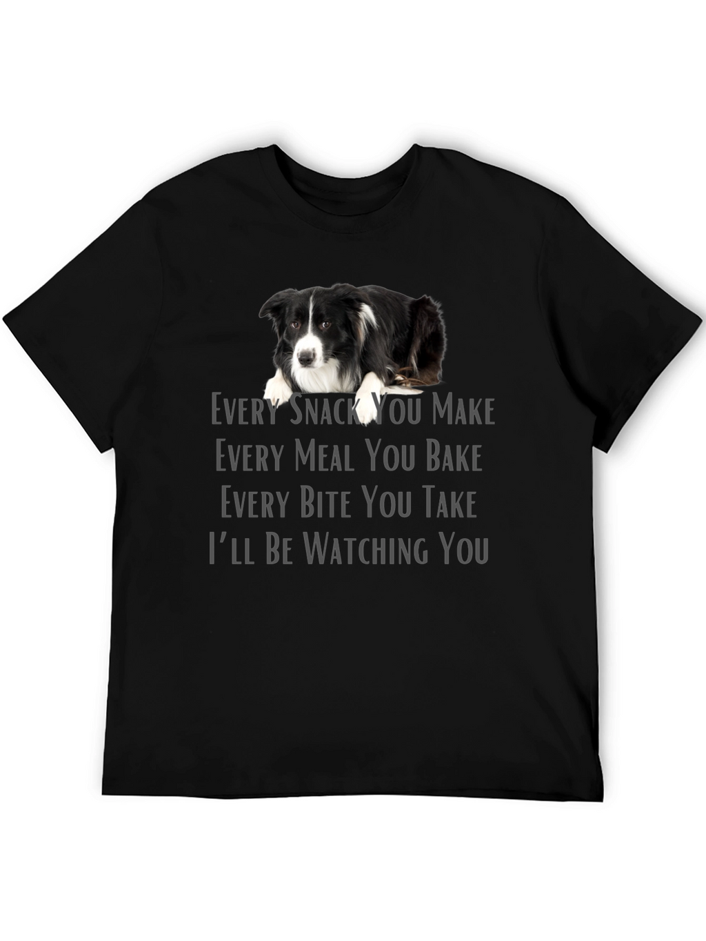 Funny Dog Watching You Graphic T-Shirt
