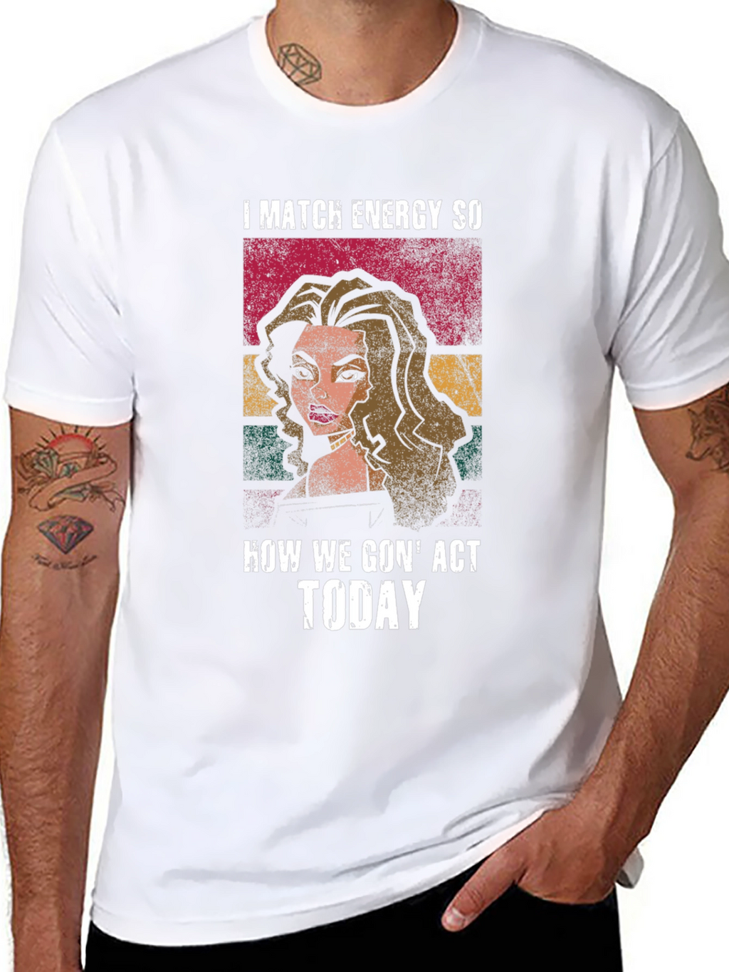 I Match Energy T-Shirt - Bold Graphic Tee
