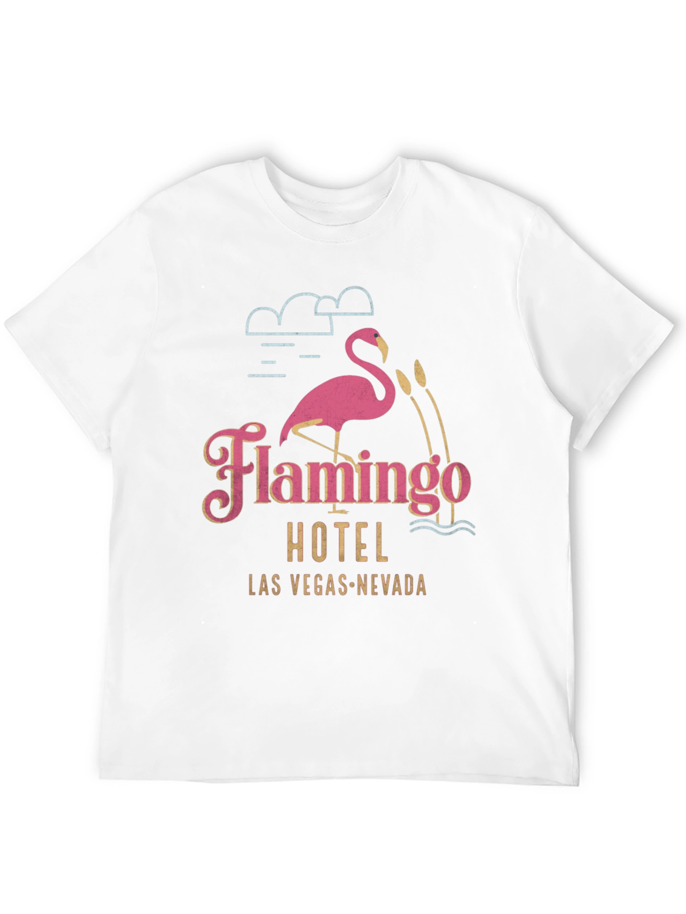 Flamingo Hotel T-Shirt - Las Vegas Retro Graphic Tee
