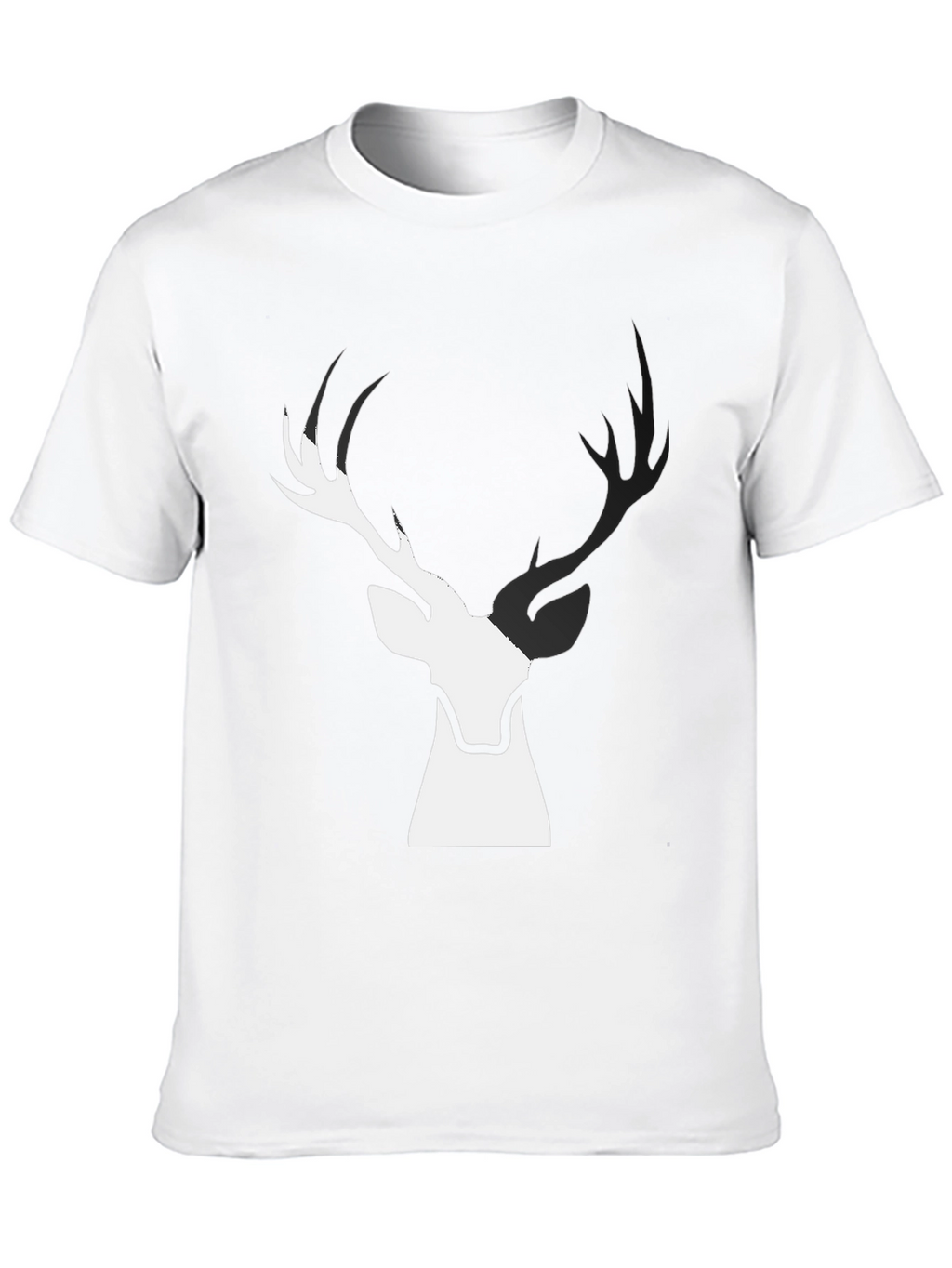 Deer Graphic Black T-Shirt